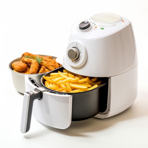 Oilfree fryer with white background high quality u