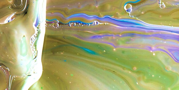 Фото oilpainted liquid art with vibrant translucent colors