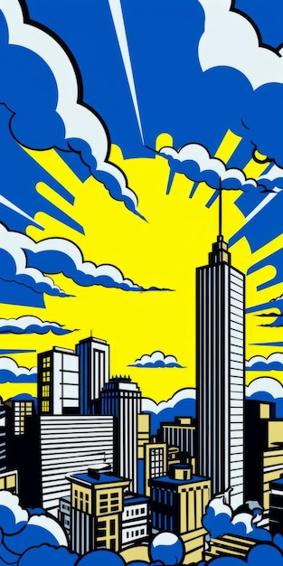 Photo oklahoma city pop art a vibrant tribute to roy lichtenstein