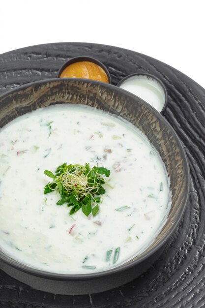 Okroshka russian soup