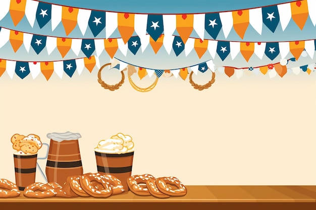 Photo oktoberfest background banner