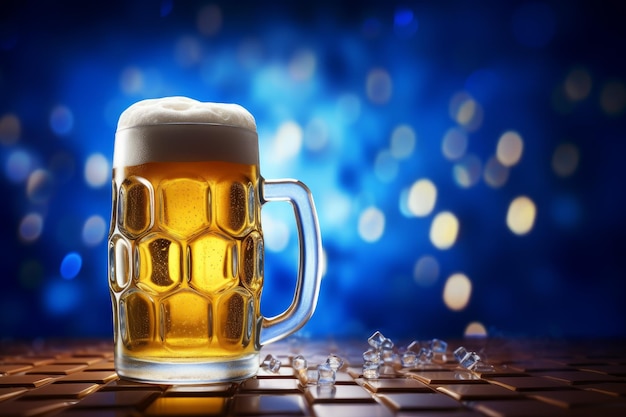Oktoberfest beer big mug Alcohol glass Generate Ai