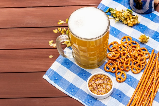 Oktoberfest eten en drinken set