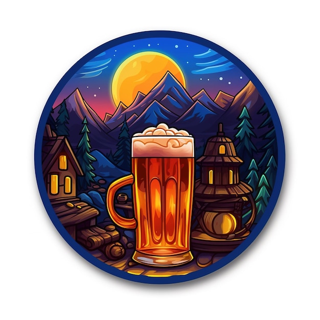 oktoberfest flat illustration