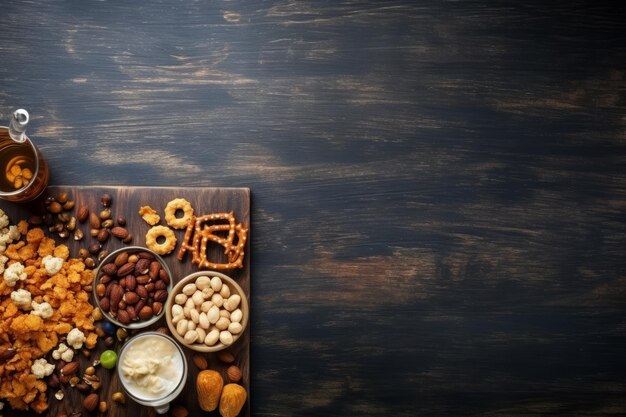 Oktoberfest tasty bavarian festival beer snacks