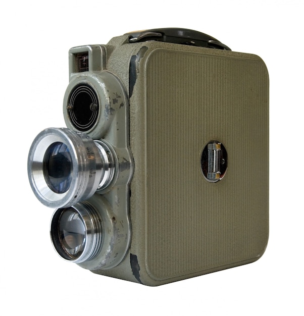 Старая 8-мм кинокамера