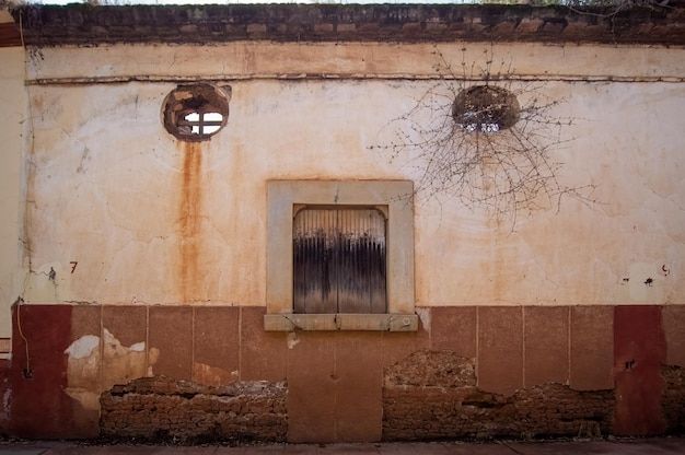 Old abandoned building in downtown guadalajara mexico colonial architecture