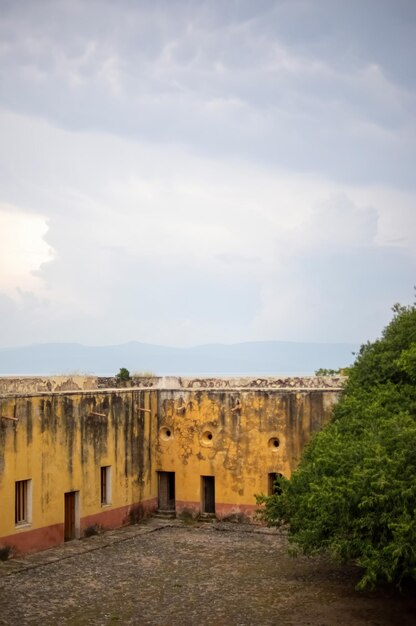 Old abandoned building in downtown guadalajara mexico colonial\
architecture