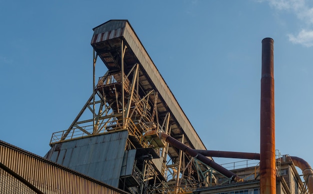 Old abandoned cement plant