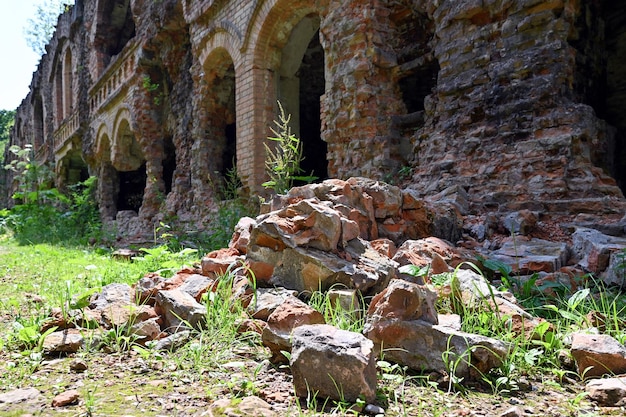 old and abandoned military fortification. Tarakanovsky fort