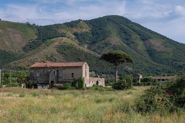 An old abandoned villa in southern Italy