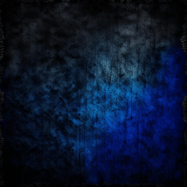 Photo old abstract paper texture black and deep blue indigo background