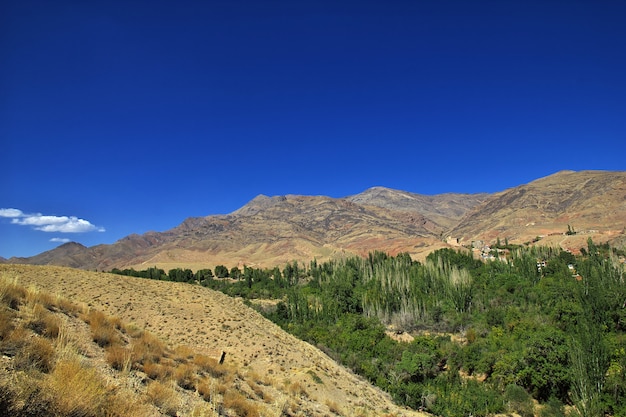 Vecchio villaggio di abyaneh in iran