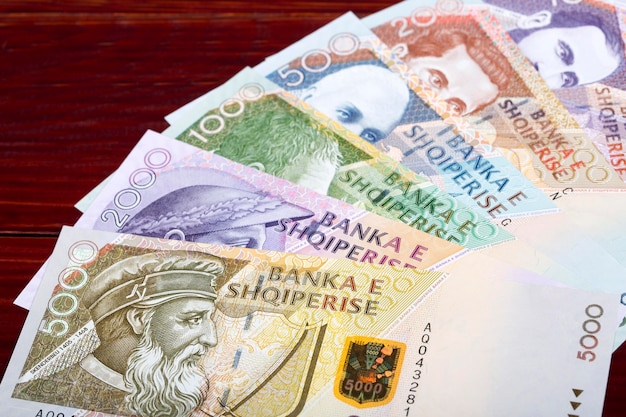 Old Albanian money a business background