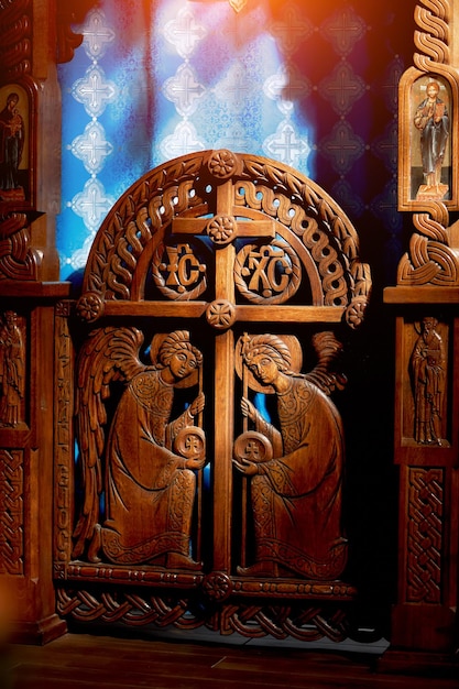 An old altar in an Orthodox church