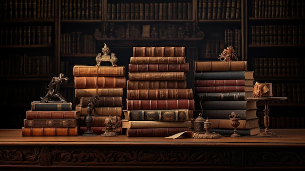 A Old ancient books historical books Collection of human