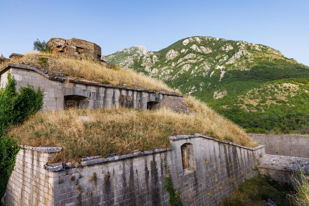 Old ancient famous fort gorazda in montenegro