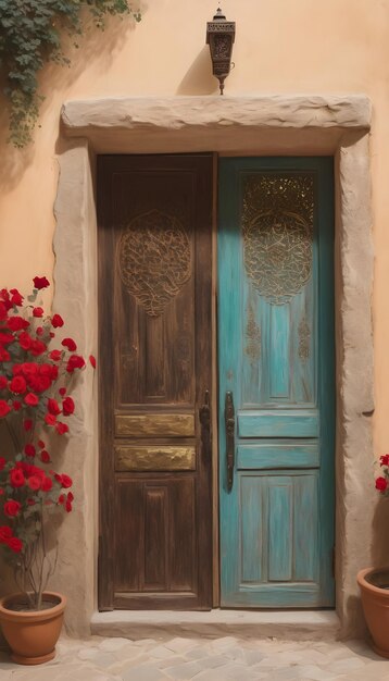 old antique door