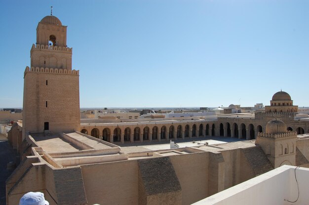 Old arab building in the african desert