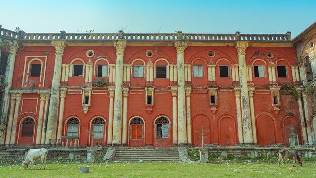 Old architecture of Raj Palace located at Rajnagar Built by Darbhanga Maharaj Bihar tourism