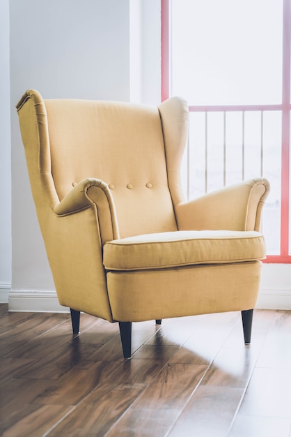 old armchair decoration in home