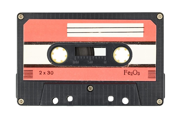 Old audio tape cassette