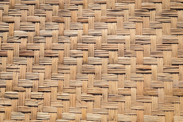 Old bamboo weave texture