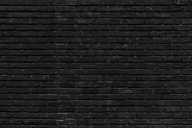 Old black brick wall interior design