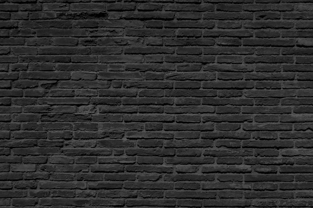 Old black brick wall texture Grunge background