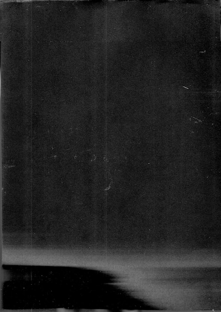 Photo old black empty aged damaged paper cardboard photo card isolated on black real halftone scan folde