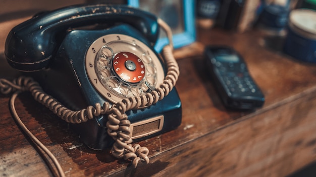 Old Black Telephone