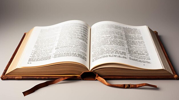 Old blank page book open on white background and a books stack and in the side of open book