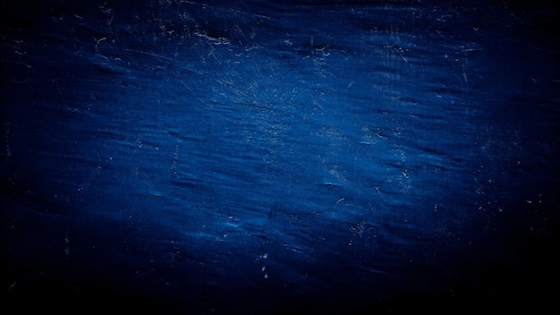 旧的蓝色暗文摘水泥混凝土墙的照片纹理背景