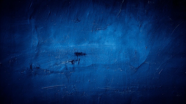 오래 된 파란색 어두운 추상 시멘트 콘크리트 벽 질감 배경