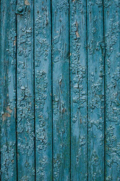 Old blue fence wood texture