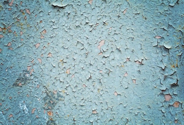 오래 된 파란색 질감 벽 배경 공간 완벽 한 배경