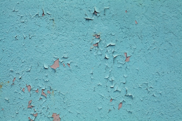 오래된 파란색 텍스처 벽 배경 공간과 함께 완벽한 배경