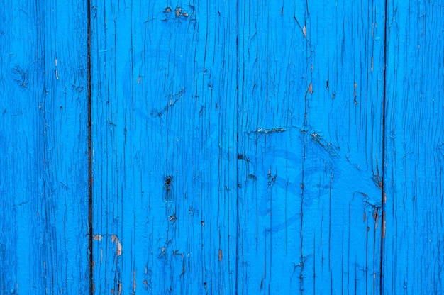 Old blue wood background textureCopy Space