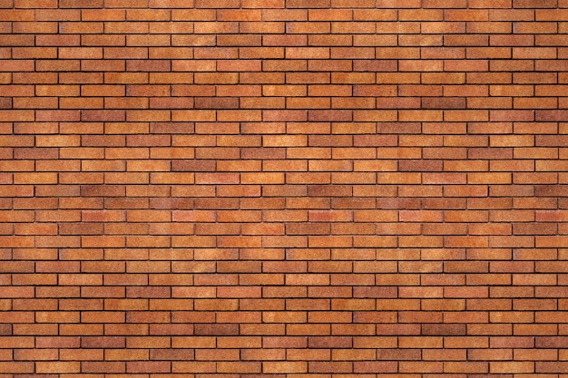 Old brick red wall background 3D Rendering