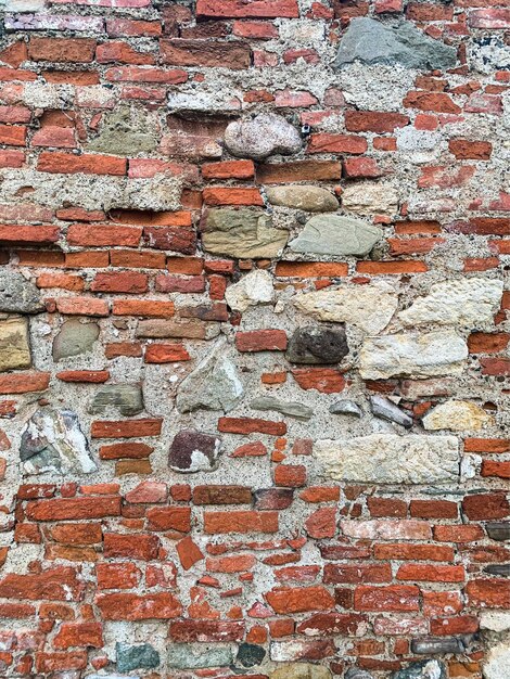오래 된 벽돌 벽 배경 벽돌 벽 텍스처