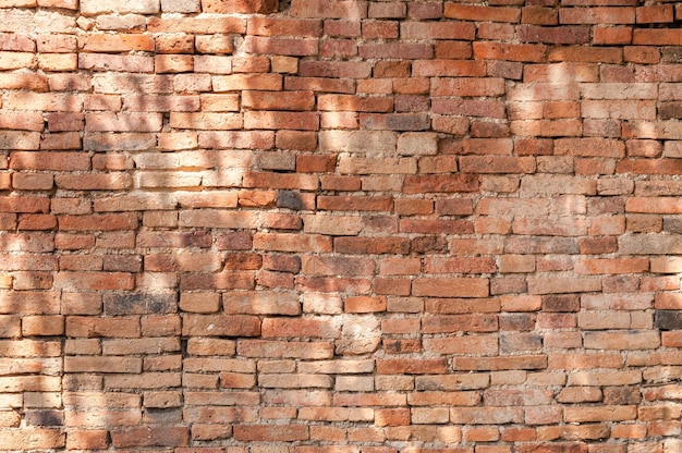 Old brick wall background texturebackground material of industry building construction for retro background