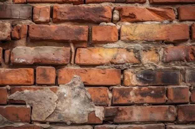 Old brick wall Generate Ai