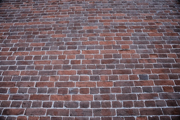 old brick wall red, vintage background panorama abstract stone