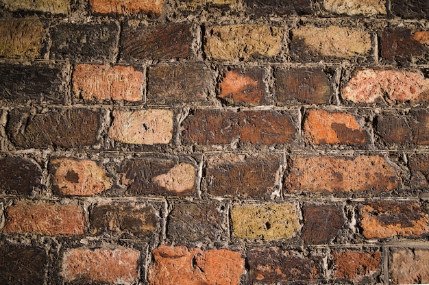 Photo old brick wall texture as a background