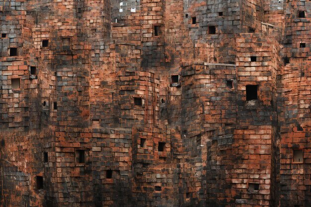 Photo old brick wall texture background