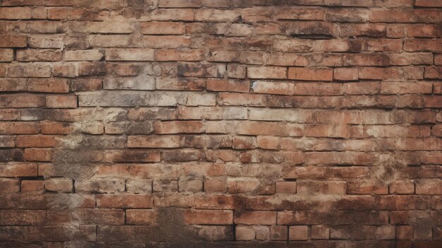 old brick wall with textured effect surrounded by ancient