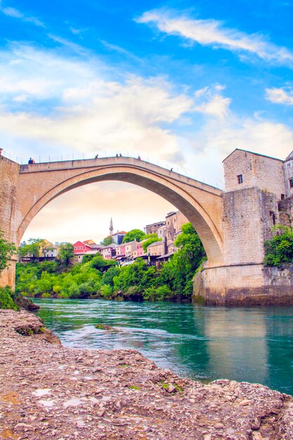 Old bridge in mostar, bosnia and herzegovina