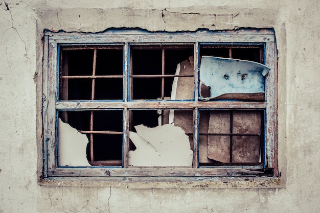 The old broken window. Kind of a slum.