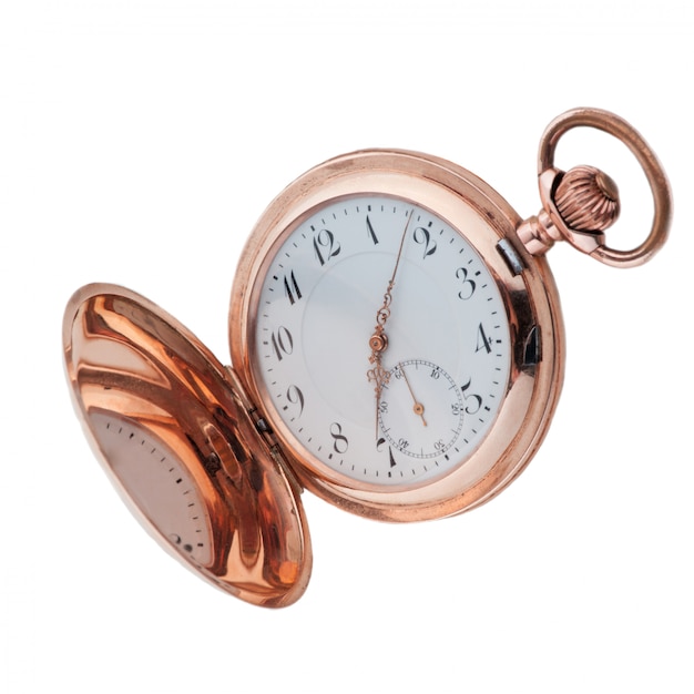 Old bronze pocket watch