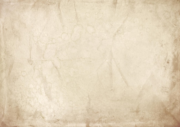 Photo old brown crumpled paper texture background